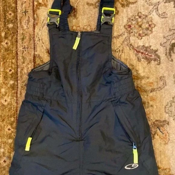 Excellent Condition Champion Black Bib snow/ski overall pants size small… - Picture 1 of 7